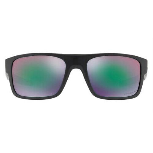 Oakley Drop Point OO9367 Sunglasses Rectangle 60mm - Frame: Matte Black / Prizm Maritime Polarized, Lens: