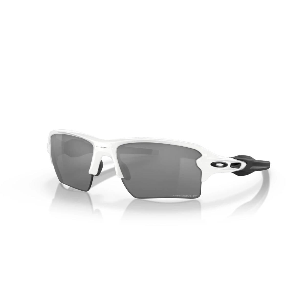 Oakley Flak 2.0 XL Sunglasses - Black Lenses - White Frames OO9188-8159