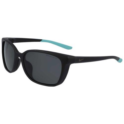 Nike Women`s Sunglasses Gray Solid Lens Tr90 Square Frame Sentiment CT7886 010