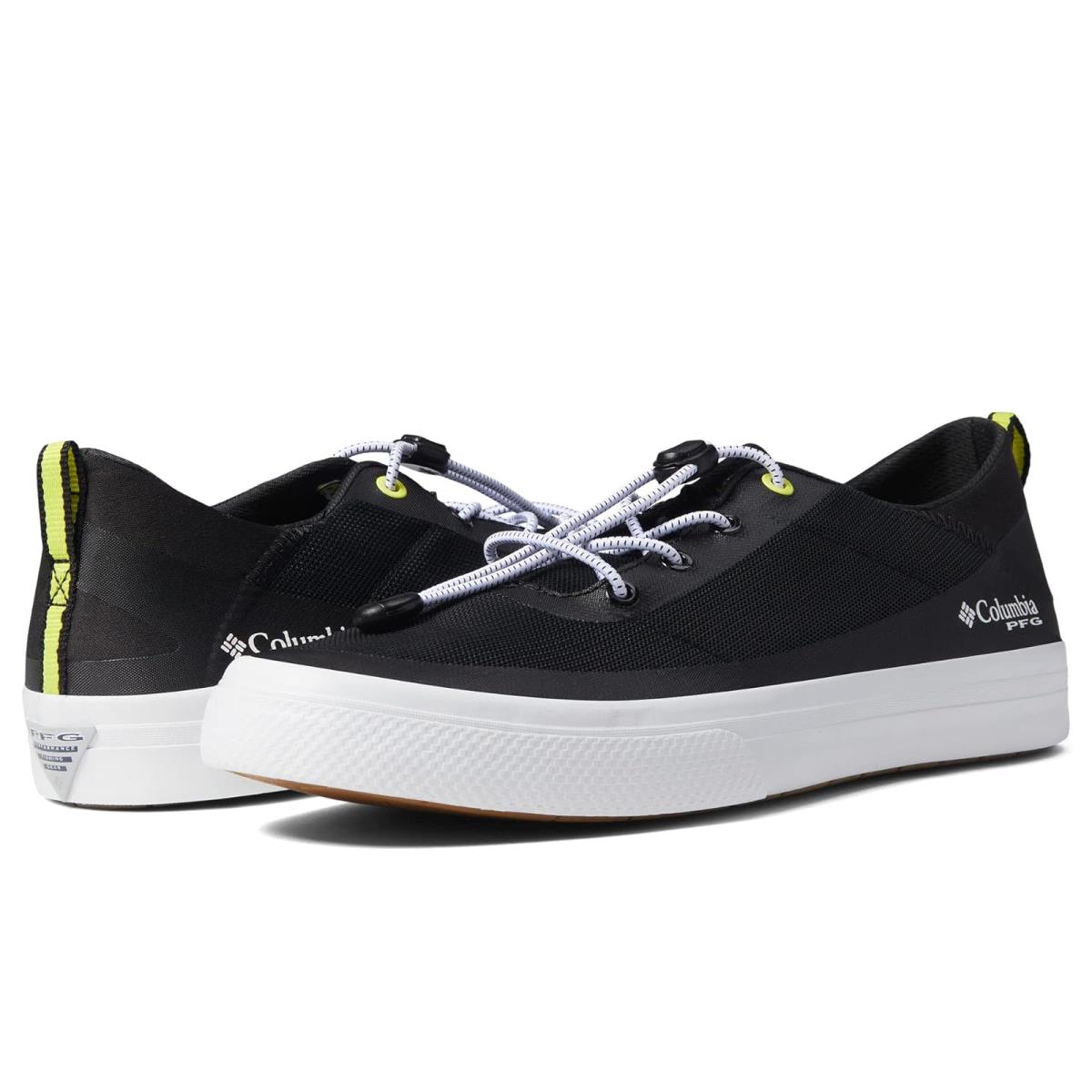 Man`s Sneakers Athletic Shoes Columbia Bonehead Pfg - Black/White