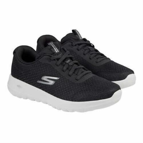 Skechers Womens Shoes Sneakers Black Go Walk Joy Goga Mat Cushioned Slip-on - Black