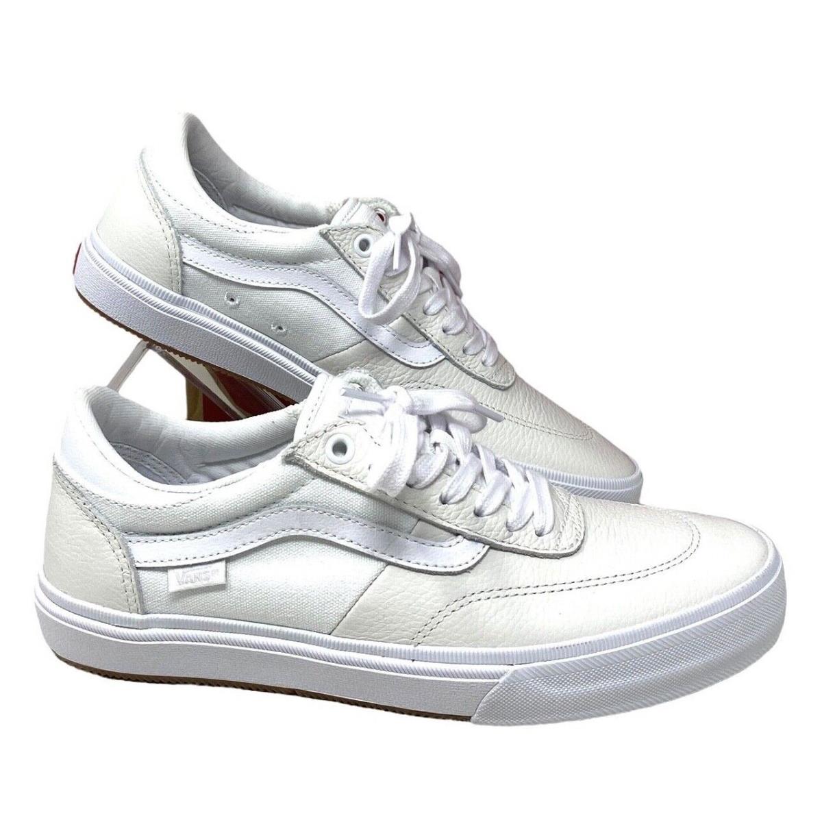 Vans Gilbert Crockett Casual Shoes For Women Leather White Sneakers VN0A5JIFWWW