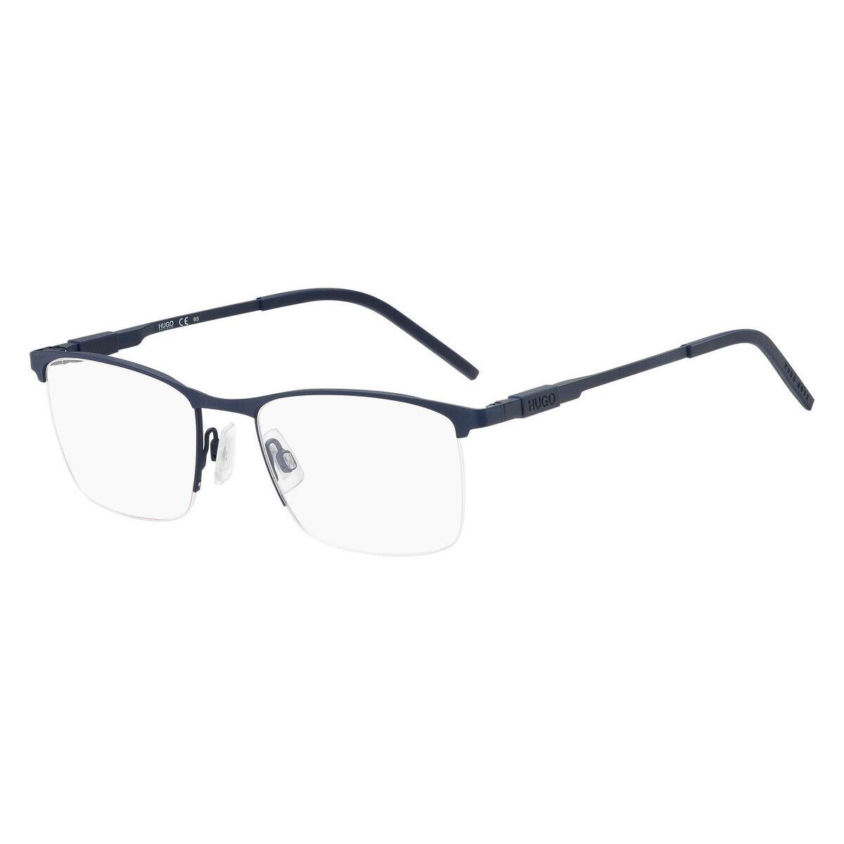 Hugo Boss 1103 Eyeglasses Men 0FLL Matte Blue Square 54mm