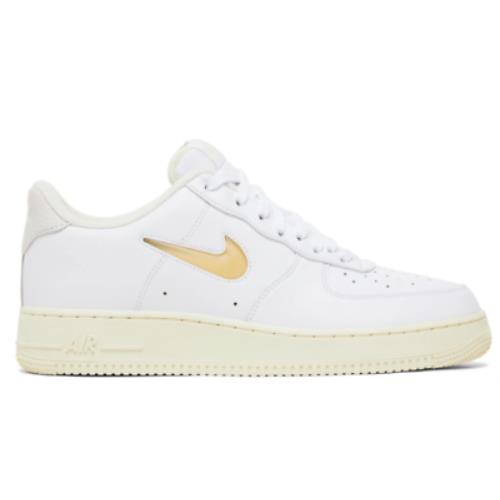 Nike Men`s Air Force 1 `07 LX Basketball Shoes - White/Coconut Milk/Pale Vanilla