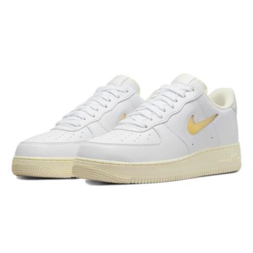 Nike Men`s Air Force 1 `07 LX `jewel Pale Vanilla` Shoes DC8894-100 - White