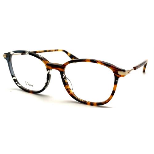 Dior DIORESSENCE17 Jbw Blue Havana Eyeglasses Frame 50-17 145 - Frame: Brown