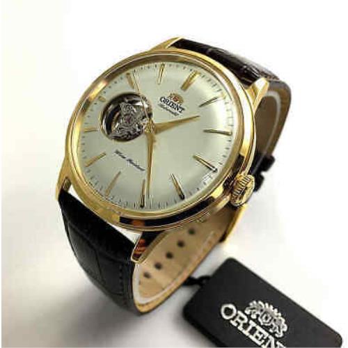 Men`s Orient Classic Elegant Automatic Gold Tone Dressy Watch RA-AG0003S10B