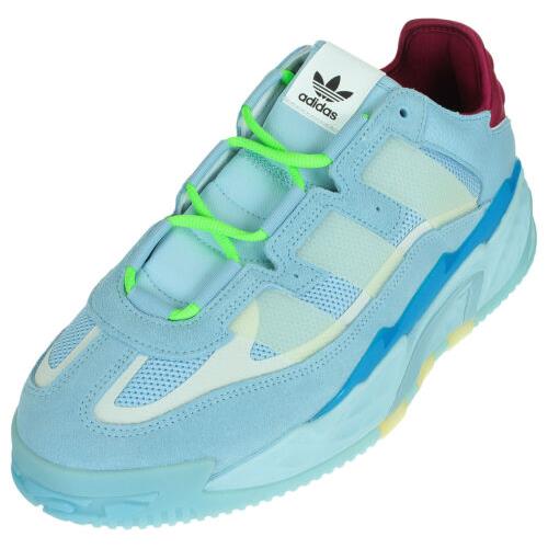 Adidas Men`s Niteball Shoes Color Options Clear Sky/Cloud White/Shock Blue