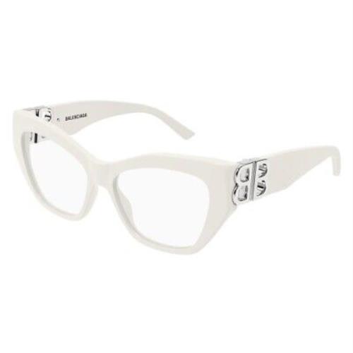 Balenciaga BB 0312O Eyeglasses 003 White