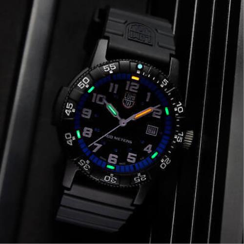 Luminox watch  - Dial: Black, Blue, Band: Black