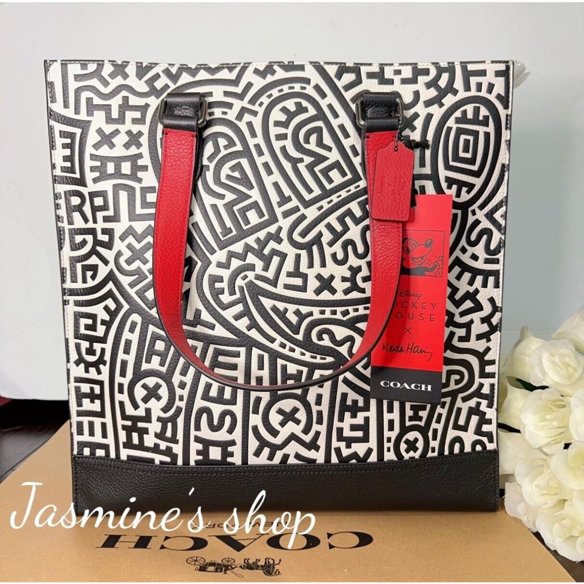 Coach Disney Mickey Mouse X Keith Haring Graham Structured Tote c6872