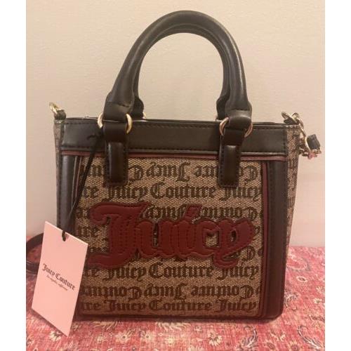 Juicy Couture Women's Chocolate Brown 100% Genuine Leather Purse Shoulder  Bag | eBay