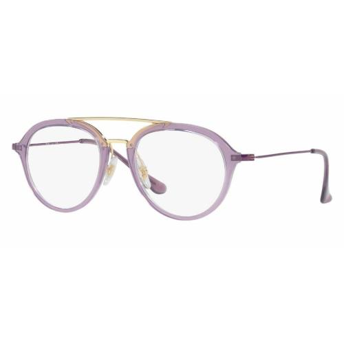 Ray Ban Eyeglasses RB9065V 3742 Gold Violet Frames 46MM Rx-able