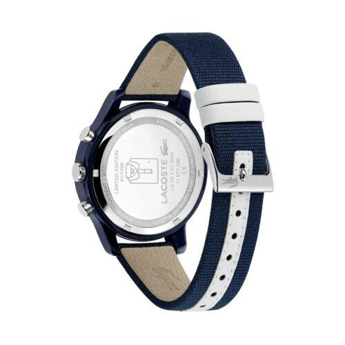 Lacoste watch Solar - Blue Dial, Blue Band, Blue Bezel