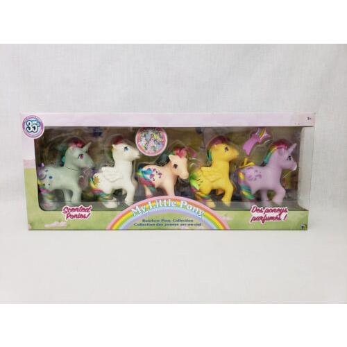 35th Anniversary My Little Pony Scented Rainbow Collection Set of 5 Nrfb