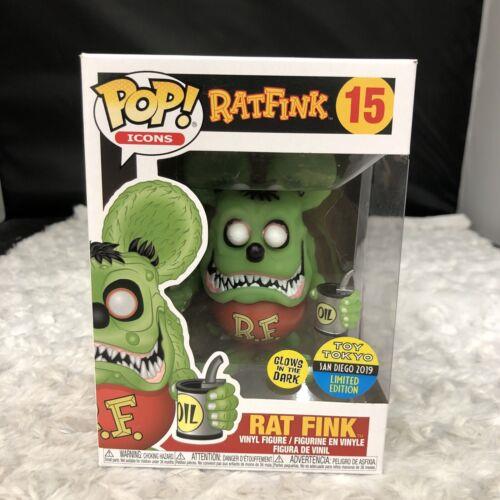 Funko Pop Vinyl: Rat Fink - Ratfink Glow in The Dark - San Diego Comic