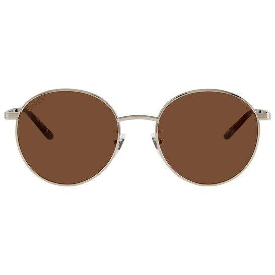 Gucci Unisex GG0944SA 003 Silver Frame / Brown Lens Sunglasses