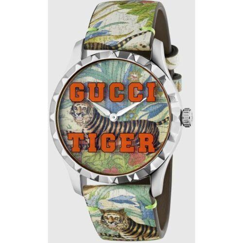 Gucci YA1264185 Women`s G-timeless Multicolor Dial Quartz Watch
