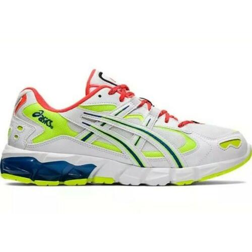 Asics Gel-kayano 5 Kzn Men`s Running Shoes 1021A380-100 White Flash Yellow