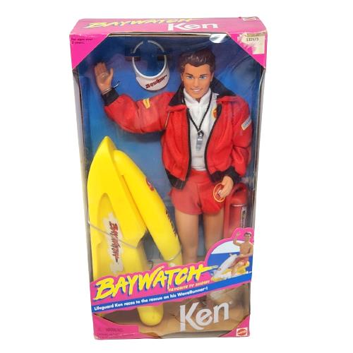 Vintage 1994 Mattel Baywatch Ken Doll 13200 Barbie IN Box Water Craft
