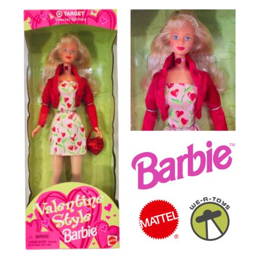 Valentine Style Barbie Doll Target Special Edition 1998 Mattel 20465