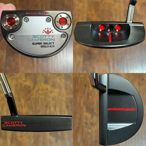 Scotty Cameron 2023 Super Select Golo 6.5 Putter - LH - - Xtreme Dark - Red