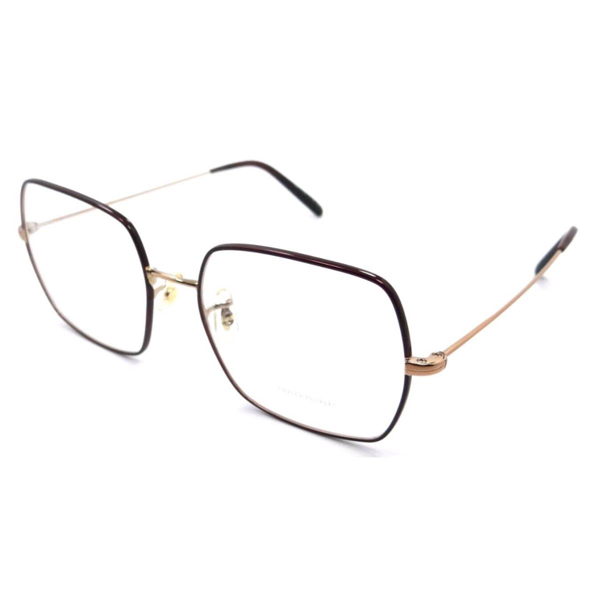 Oliver Peoples Eyeglasses Frames OV 1279 5037 54-17-145 Justyna Ro Gold/burgundy