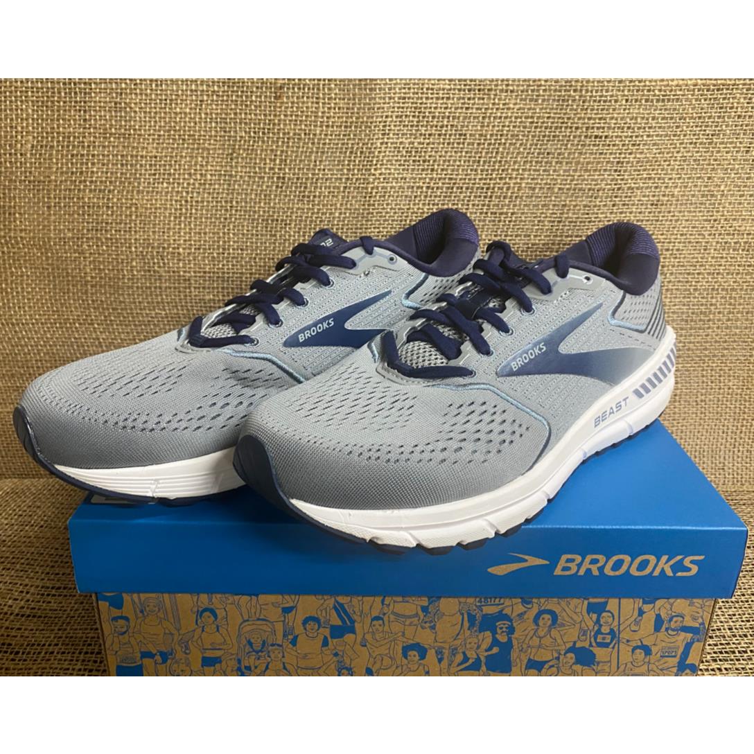 Brooks 1103271D491 Men`s Beast `20 Blue/grey/peacoat Athletic Shoe 9