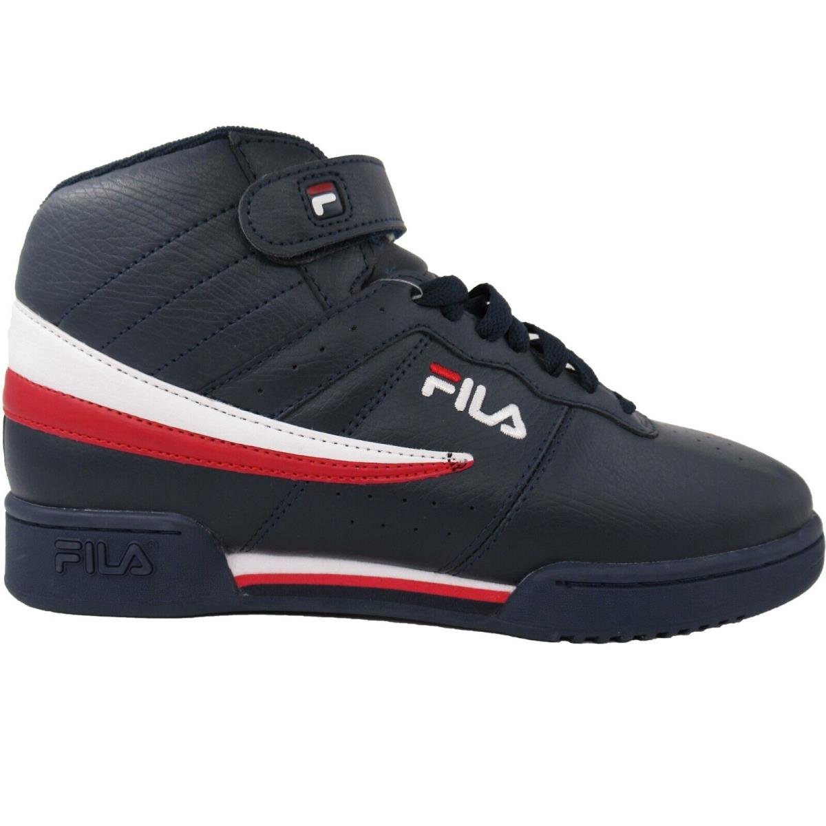 Fila Men`s F-13 Classic Casual Athletic Shoes 1VF059LX-460 - Navy, White, Red
