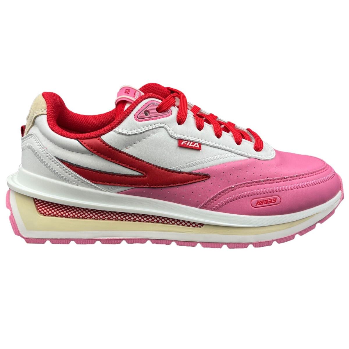 Men`s Fila 1RM02126 Renno x Lil Jon Casual Shoes - Aurora Pink, Brilliant White, Fila Red
