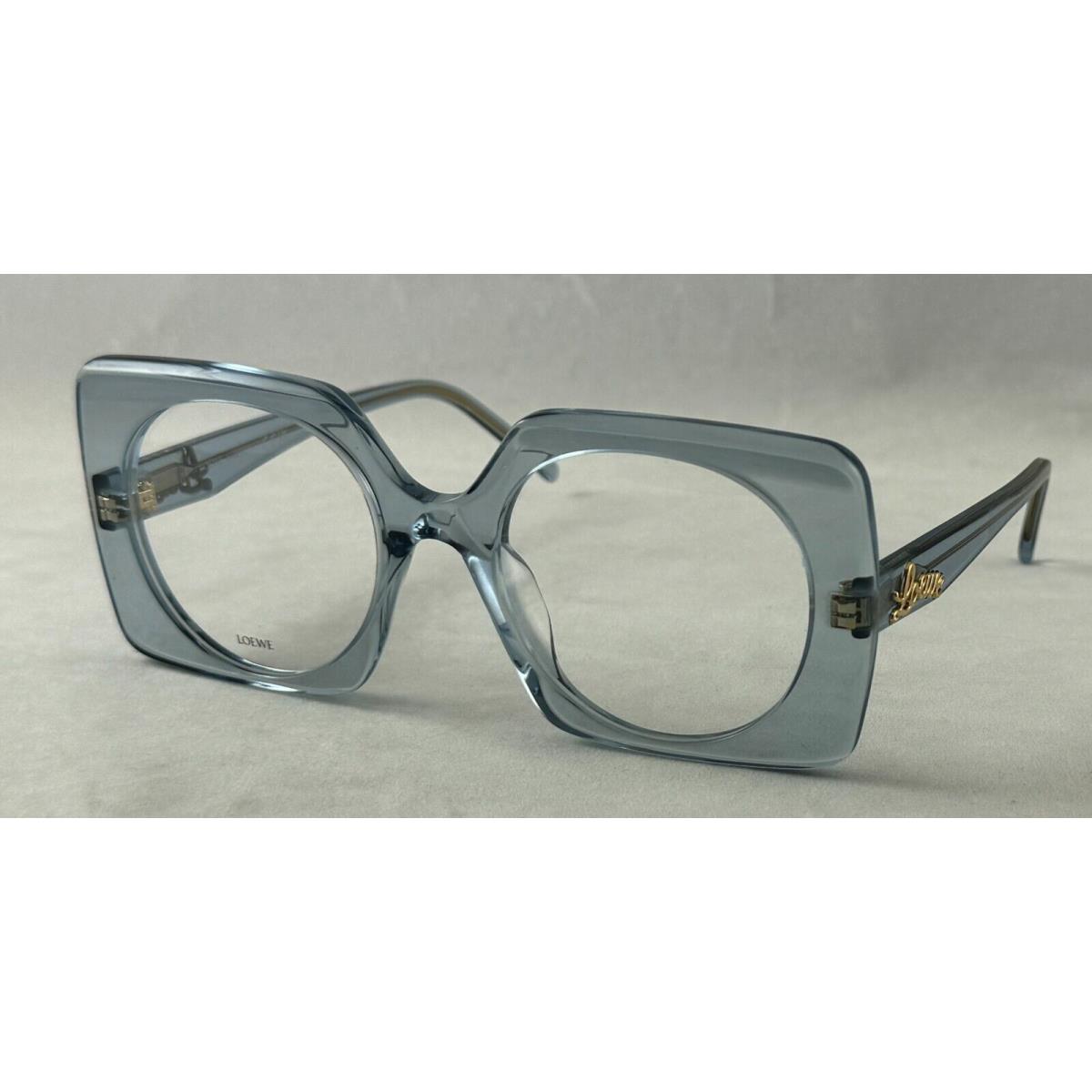 Loewe LW50044I LW 50044I Oversized 090 Blue Frame Eyewear Eyeglasses 53-20-140