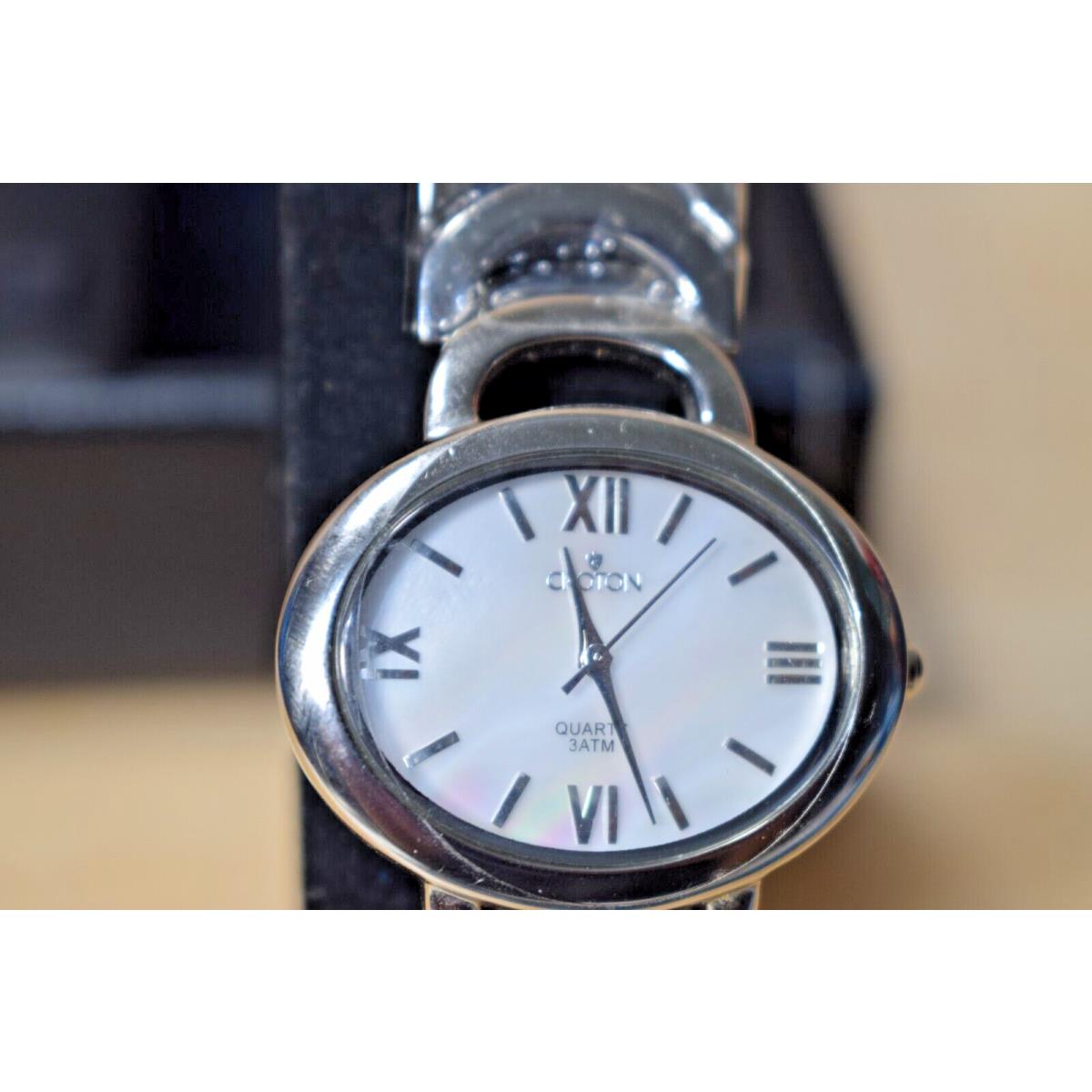 Croton watch  - Silver Band, MOP Bezel