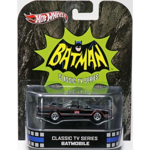 Hot Wheels Batman Classic TV Series Batmobile X8906 in Pack 2012 Black 1:64