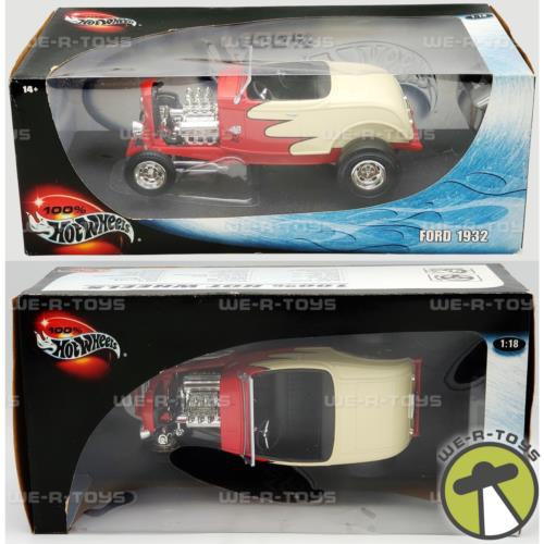 Hot Wheels 1:18 Scale Ford Coupe 1932 Vehicle 53831 Mattel 2000 Nrfb