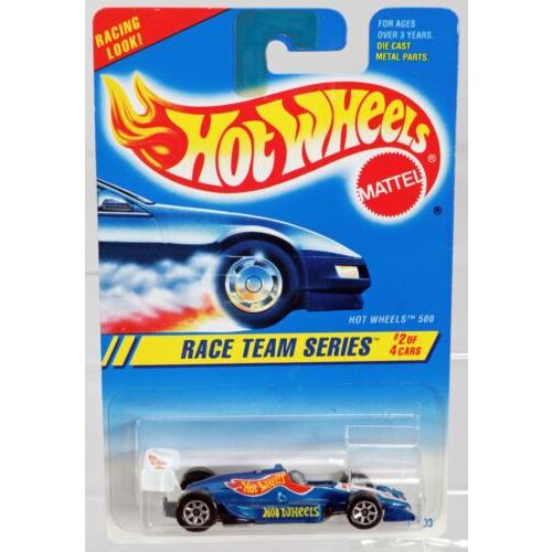 Hot Wheels 500 Race Team Series 12803 Nrfp 1994 Blue SP7 1:64