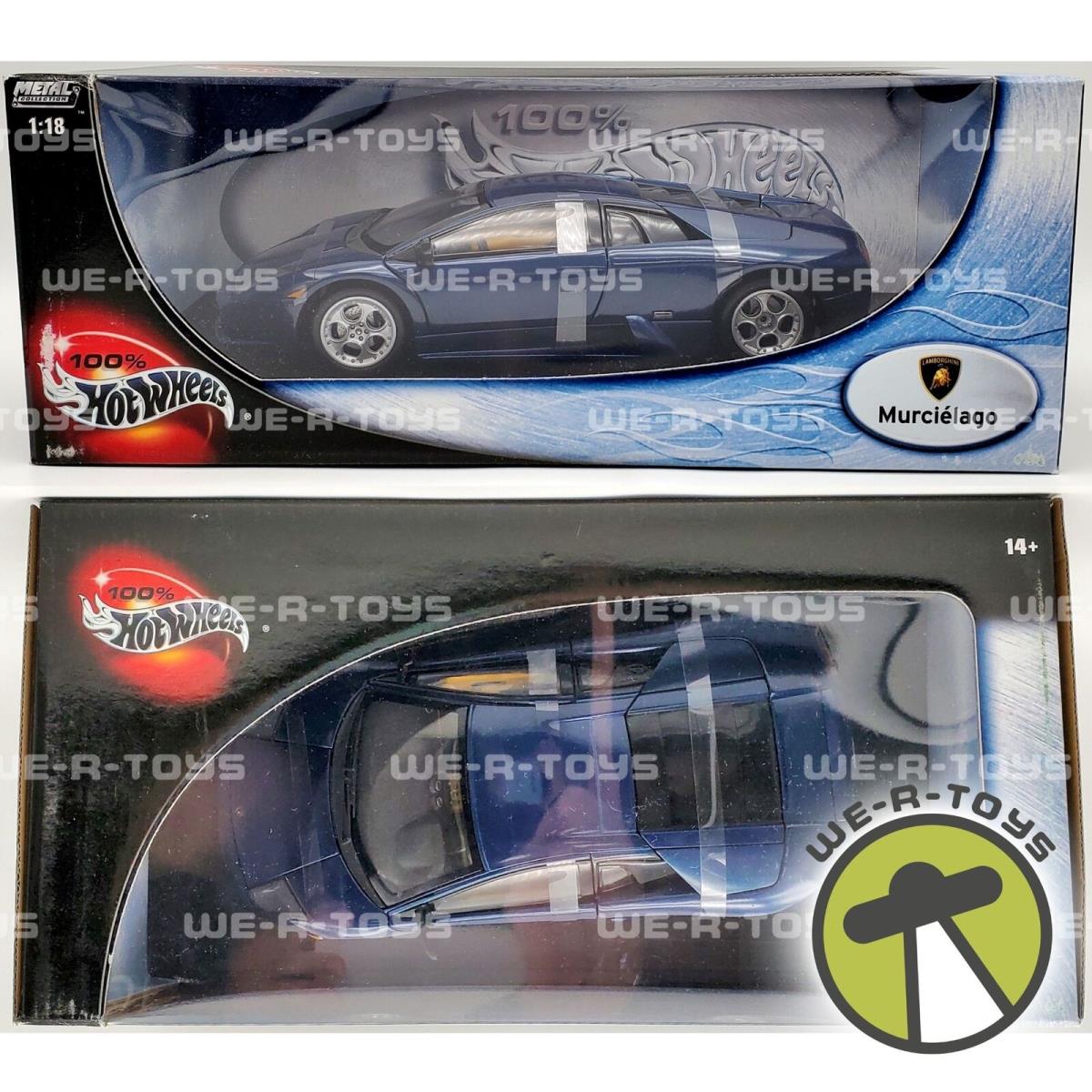 Hot Wheels 1:18 Scale Lamborghini Murcielago 57304 Mattel 2002 Nrfb