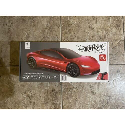 2023 Hot Wheels Tesla Roadster Remote Control RC 2.4 Ghz 1:10 Toy Car Ultra Rare