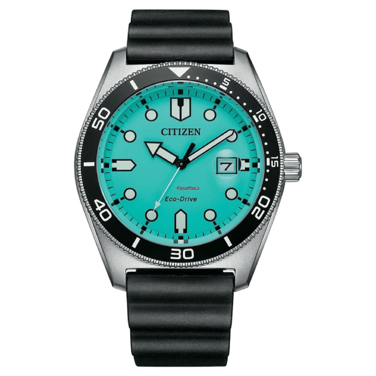 Citizen Eco-drive Turquoise Dial Men`s Watch AW1760-14X