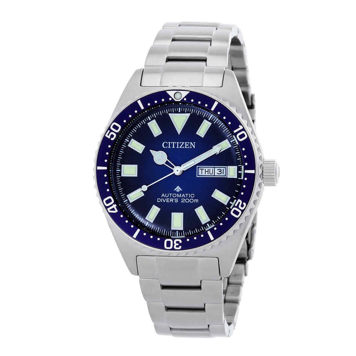 Citizen Promaster Automatic Blue Dial Men`s Watch NY0129-58L