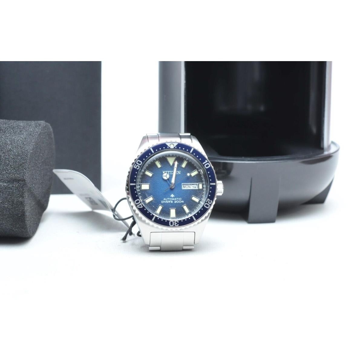 Citizen Promaster Dive Automatic Solid Stainless Steel Watch Blue Gradient - Dial: Silver