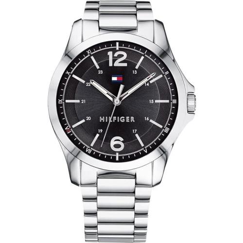 Tommy Hilfiger 1791460 Stainless Steel Black Dial Men`s Watch