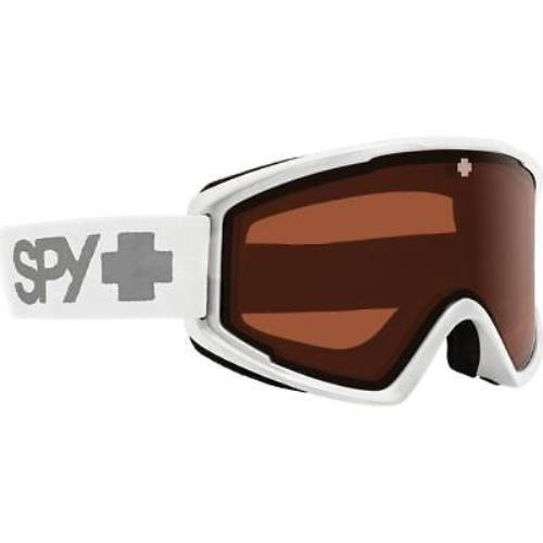 Spy Optic Crusher Elite Goggles Matte White LL Persimmon
