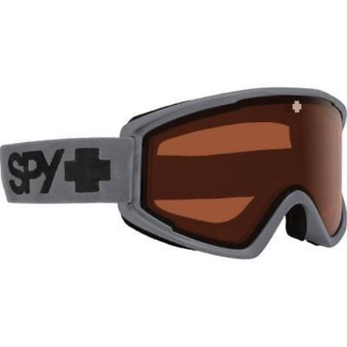 Spy Optic Crusher Elite Goggles Matte Gray HD LL Persimmon