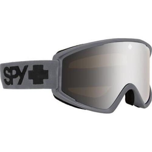 Spy Optic Crusher Elite Goggles Matte Gray HD Bronze w/ Silver Spectra Mirror