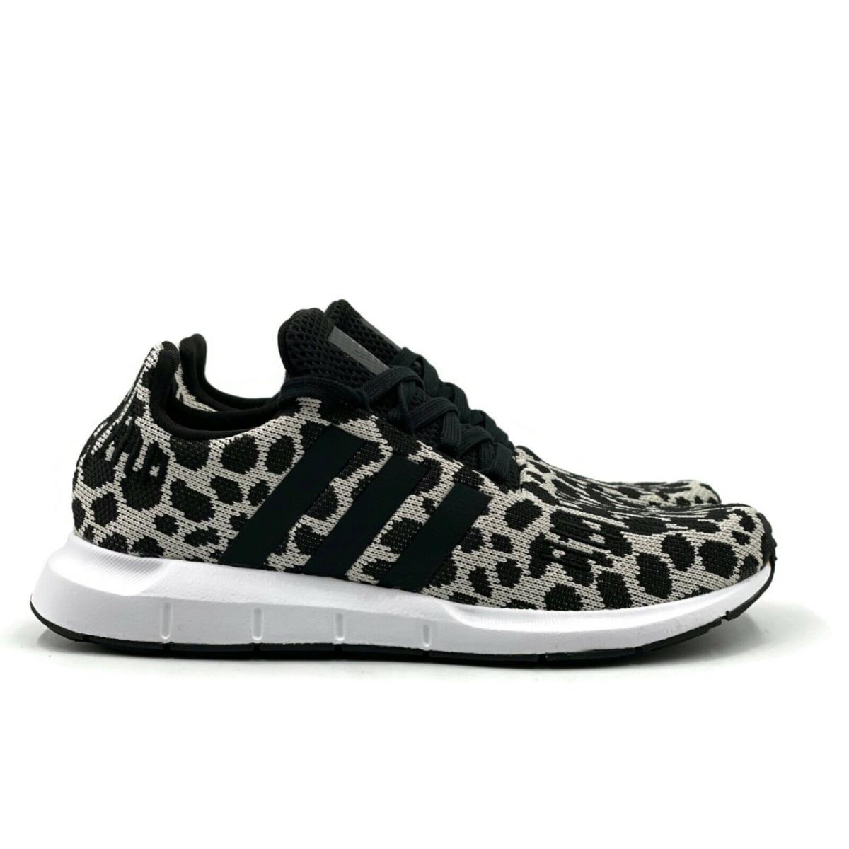 Adidas Swift Run Women Size 5-9 Running Shoe White Leopard Gym Trainer Sneaker