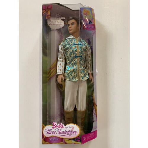 2008 Mattel Barbie and The Three Musketeers Prince Doll