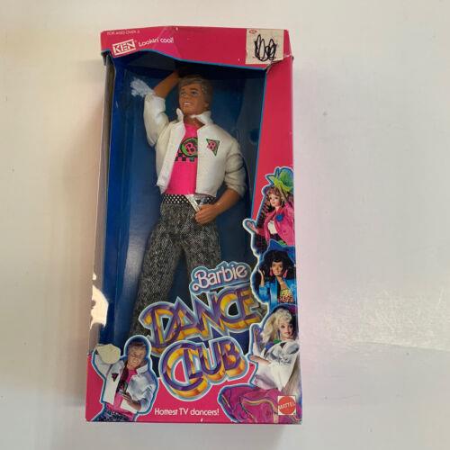Vintage Dance Club Ken Doll 1989 Mattel 3511 Barbie Nrfb Lookin` Cool Pink Box