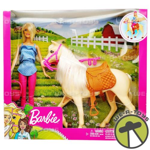 Barbie Doll and Horse Gift Set You Can Be Anything Series 2018 Mattel FXH13