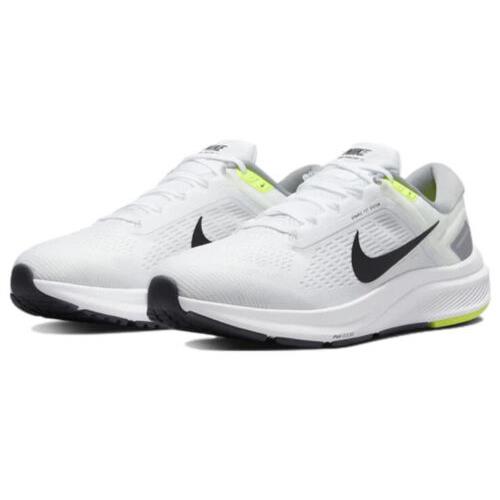 Men Nike Air Zoom Structure 24 Shoes Sneakers White/pure Pltnm/black DR9879-100