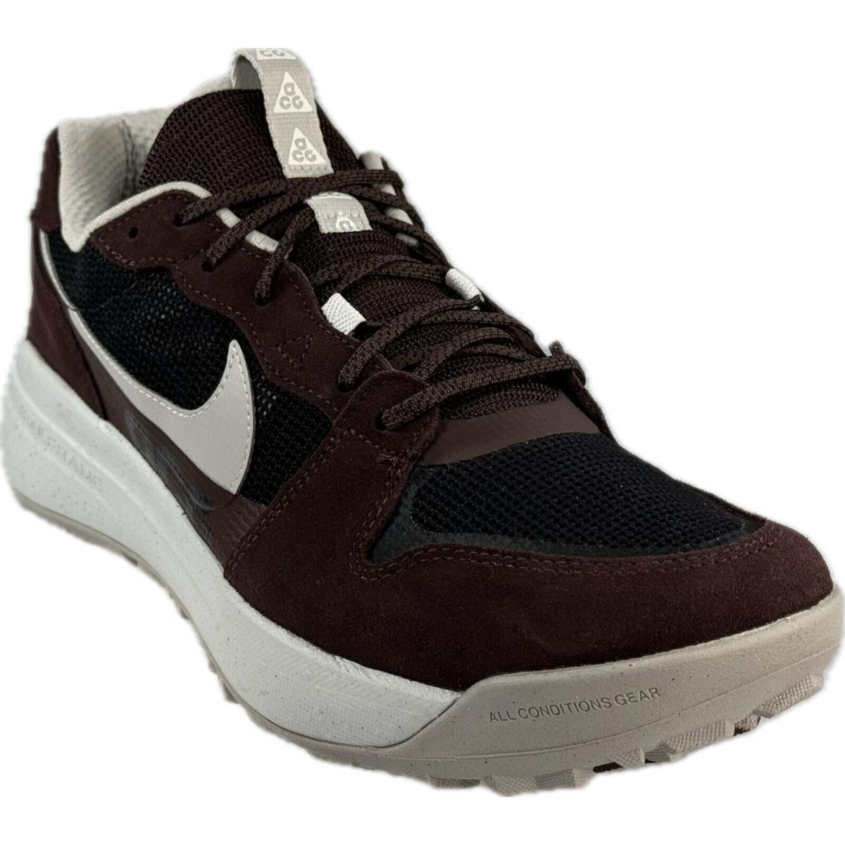 Nike Men`s Acg Lowcate Earth Black Trail Running Outdoor Shoes DM8019-202
